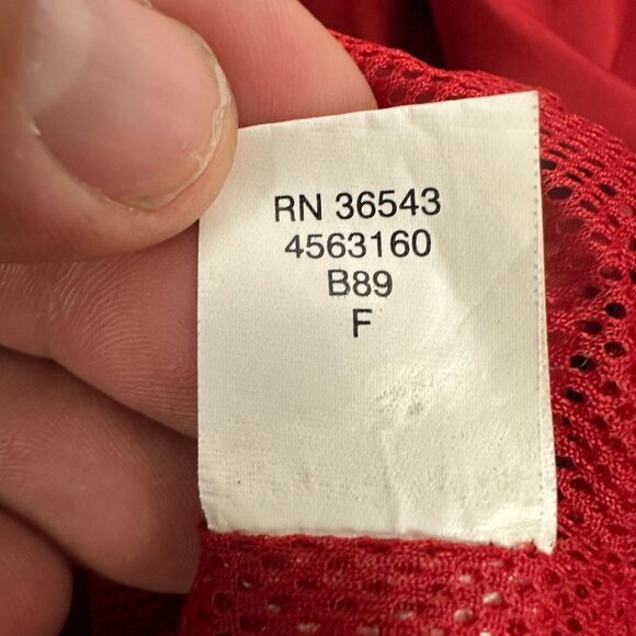 Izod XFG Red V-Neck Pullover Windbreaker Jacket XL - Picture 6 of 6